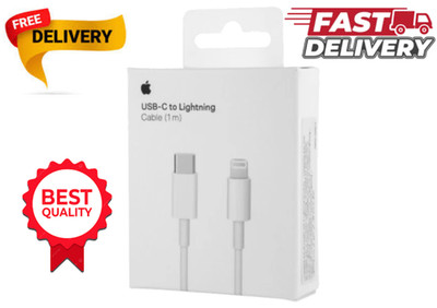 Apple USB-C to Lightning Charging Cable 1m (3ft) White Fast Sync & Charge