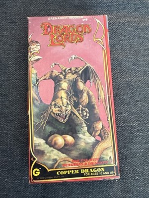 DRAGON LORDS - COPPER DRAGON Grenadier pewter miniature #2508 Not Complete