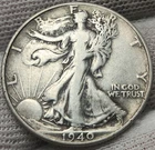 1940 P Walking Liberty Half Dollar - 90% Silver - Great For Albums - WL-40p6