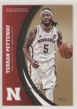 2015 Panini Nebraska Cornhuskers Gold 24/25 Terran Petteway #50 w6g