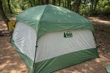 New REI Campwell 4-4 Person Roomy Tent - Fresh Fig