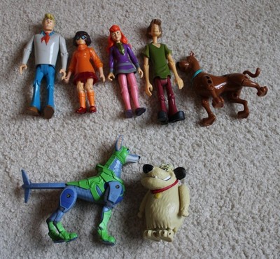 Scoob! Scooby Doo Movie Dynomutt 4.5'' Figure Set Mutley 50th anniversary