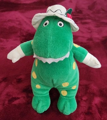 The Wiggles Vintage 2003 Original Dorothy The Dinosaur Plush 8'' Bean Bag Tail