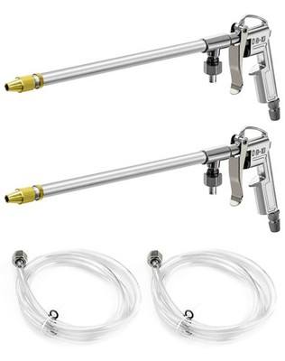 QWORK Spray Gun, 2 Pack Aluminum Pneumatic Air Engine Cleaning Washer 2 