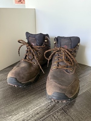 Merrell Moab Mens Size 10.5 Rover Mid Waterproof Hiking Boots Excellent Tread