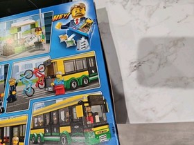 LEGO CITY: Bus Station (60154)  New Rare Retired Car Newsstand Bike Travel Dog