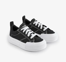Converse Junior Kids Size 4 Chuck Taylor Cruise OX Black White A11448C