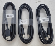 Mixed lot of 3 6Ft Display Port to Display Port Cables