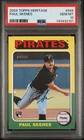 2024 Topps Heritage PAUL SKENES Rookie #594 Pittsburgh Pirates PSA 10 GEM MINT