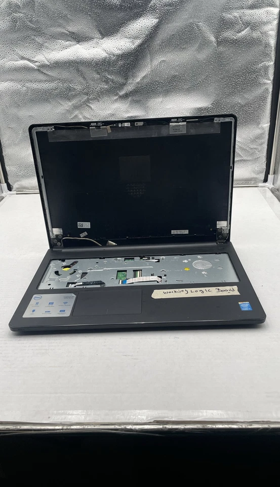 Плата логическая для ноутбука Dell Inspiron 15 3000 работает без экрана без жесткого диска на запчасти - Изображение 2 из 4