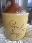 Vintage Monmouth ILL USA Cookie Jar / Jug ceramic Stoneware Pottery Decoration — photo 1