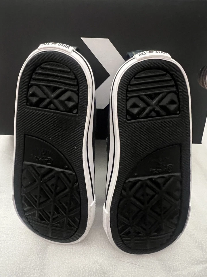 Converse CT AS 2X OX dragon scale navy white infant toddler US size 9, 10 - Image 2 of 4