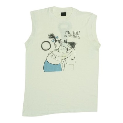 Vintage 1983 Mental As Anything Creatures Of Leisure Sleeveless Shirt