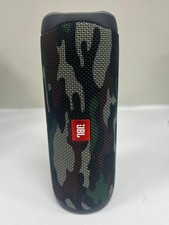 JBL FLIP5 BLK CAMO Wireless Speaker Sound Issues For parts only READ DESCRIPTION