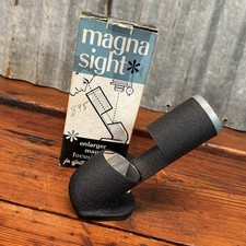 Vintage Bestwell Optical Magna Sight Enlarger Magnifying Focusing Sight w/ Box