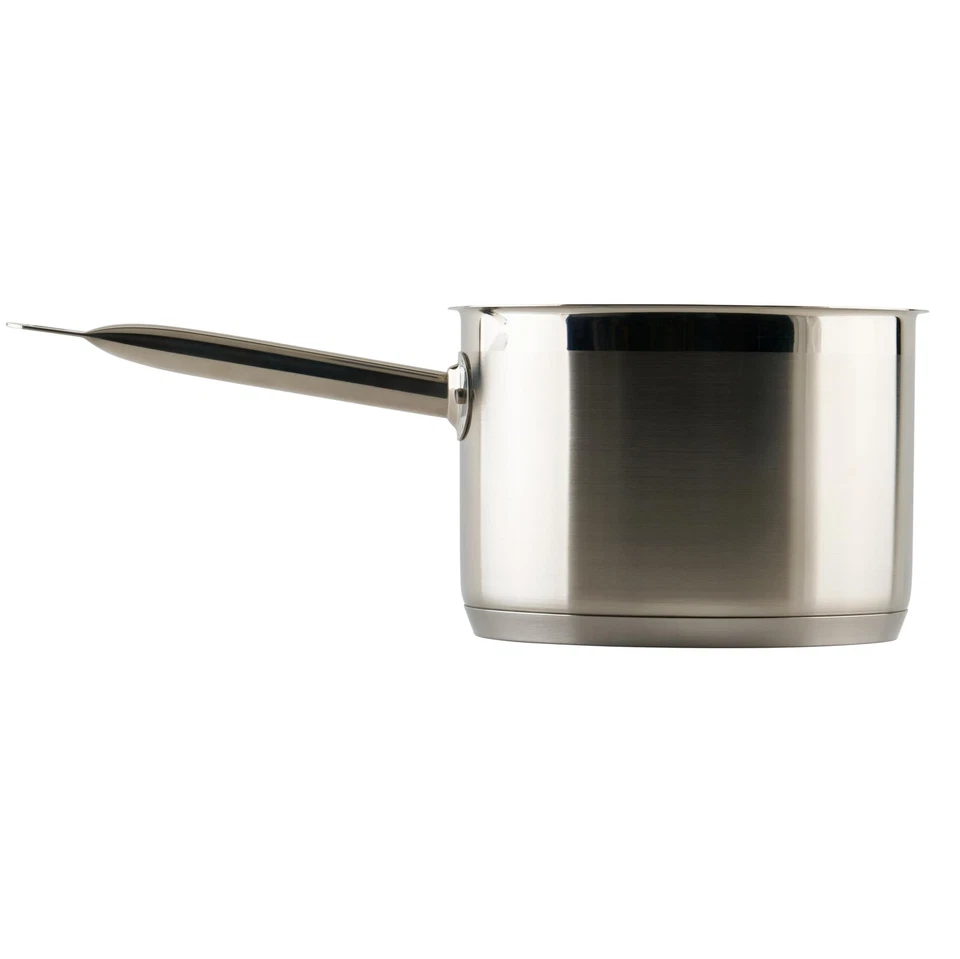 Sartén de acero inoxidable de alta resistencia con tapa, 4,5 cuartos Foto 4 de 4