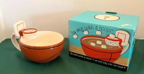 The Mug with a Hoop Ceramic 15 OZ w Original Box MAX'IS Creations