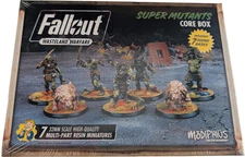 Fallout Wasteland Warfare Super Mutants Core Box Modiphius Resin Miniatures Set