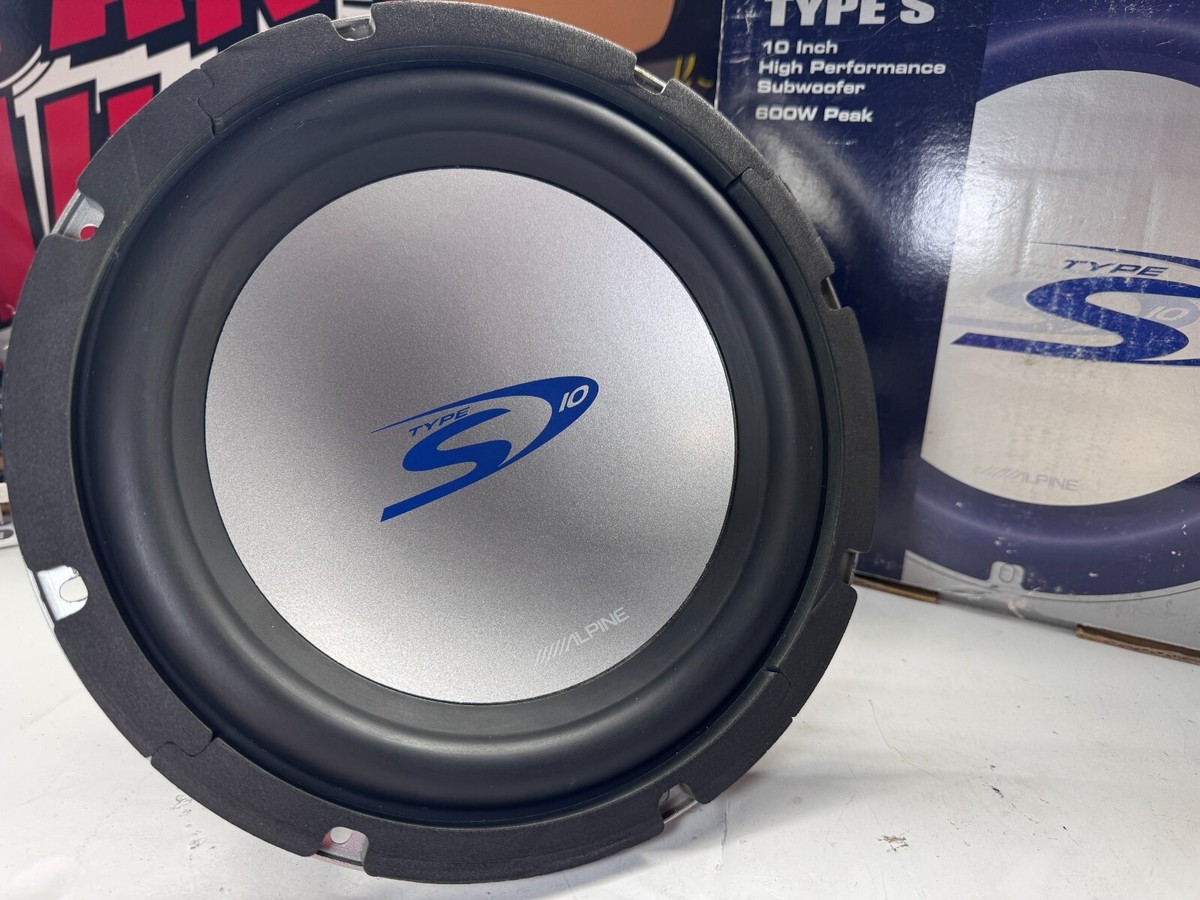 HOT 10 Subwoofer Type S 10 Sub Alpine Type S 10 Inch