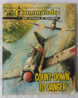 Commando Comic. Count-Down to Danger. Issue No. 1705