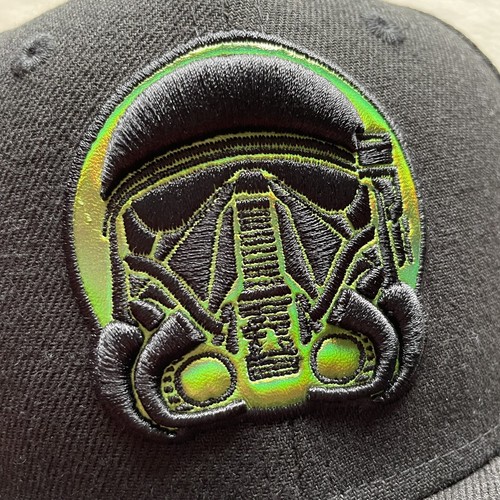 NEW ERA STAR WARS Rogue One Storm Trooper 9FIFTY Snapback Hat Black Green Rare - Picture 9 of 10