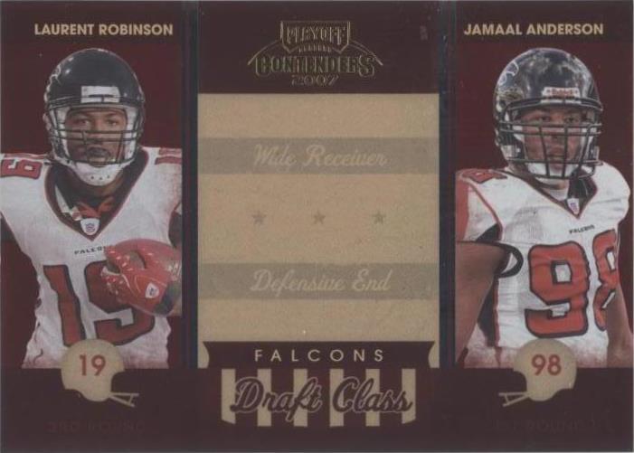 2007 Playoff Contenders Jamaal Anderson Laurent Robinson #DC-2 - 1 of 1