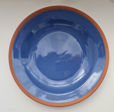 Bessemer Ceramic Terracotta Glazed Platter by Jan Lewis Made in