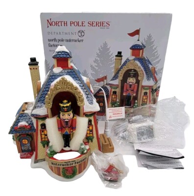 Department 56 North Pole Nutcracker Factory