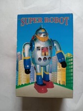 Super Robot X-25 Vintage Wind-up Type Tin Toy Showa Retro