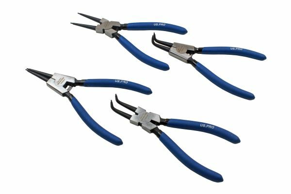 Us Pro 4 Piece 7" Circlip Pliers Set - Internal External Bent & Straight - Image 5