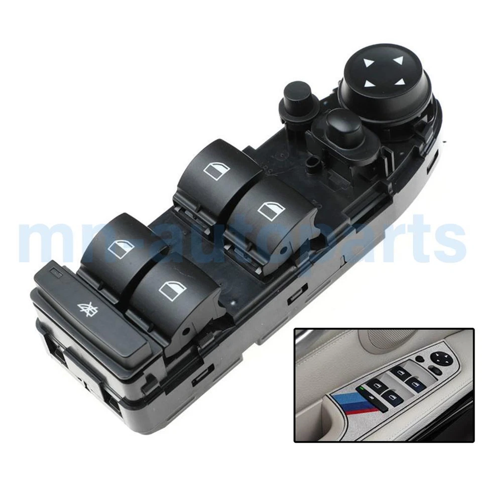 Master Power Window Switch 61319155501 For BMW X5 X6 E87 E90 E91 E70 E71 2007-14 Foto 2 de 4