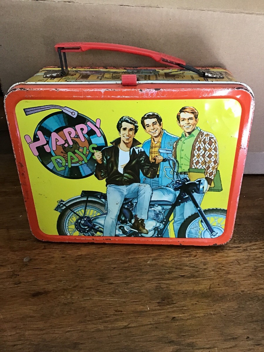 VINTAGE “HAPPY DAYS” METAL LUNCHBOX w/ THERMOS! '76 | eBay VINTAGE “HAPPY DAYS” METAL LUNCHBOX w/ THERMOS! '76 | eBay