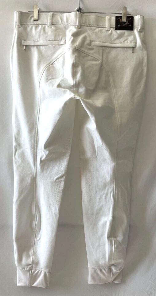 NUEVO CON ETIQUETAS HKM Lan Lorenzo Deportes Kingstone Hombres Asiento Completo Pantalones de Montar Pantalón Talla 42 Foto 3 de 4