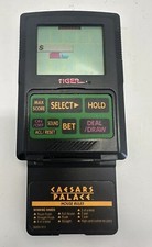 Vintage Caesars Palace Poker Tiger Electronics LCD Handheld Game With Batteries