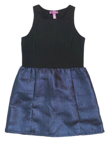 Vestidos Azul Aqua Mezcla de Algodón para Niñas