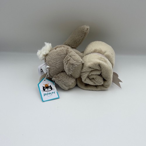 Sucette lapin beige timide Jellycat Bashful neuve avec étiquette jouet lapin mignon - Photo 4/8
