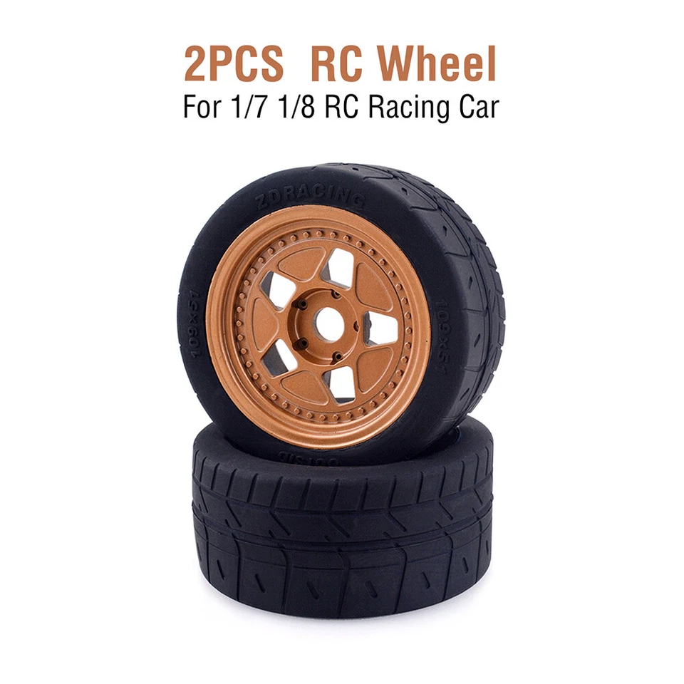 109mm RC Reifen Rad 17mm Hex Nabe 8585 für ARRMA ZD Racing EX07 1/7 RC Auto Car - Bild 3 von 4