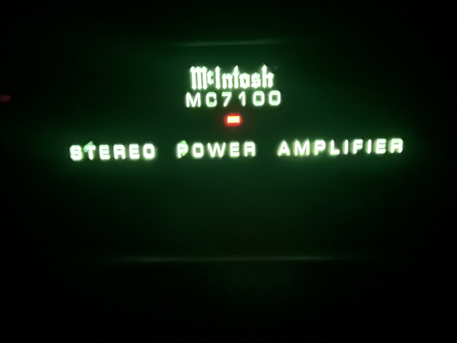 McIntosh MC7100 Version II Stereo Power Amplifier eBay
