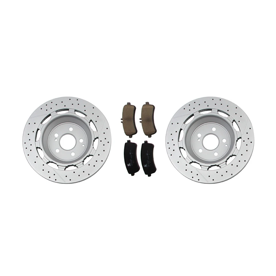 Front & Rear Brake Disc Rotors & Pads Fit 14-20 Mercedes Benz S63 & S65 AMG NEW - Изображение 3 из 4
