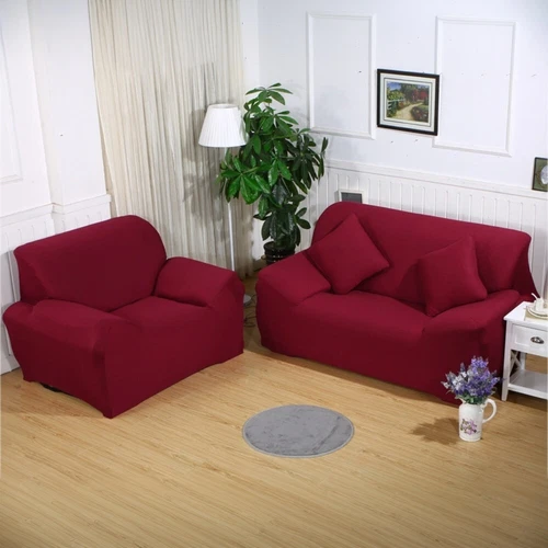Stretch Sofabezug Schonbezug Massiv Sofabezüge Couch Möbel Schoner 160g - Bild 16 von 54