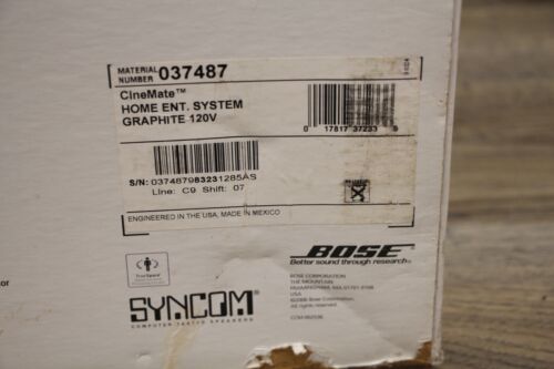 Bose CineMate Home Theater System GRAPHITE 120V 037487 - Picture 2 of 6
