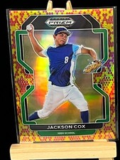 2022 PRIZ FOTL - Jackson Cox Snakeskin #/25 - PDP50 - #19 Rockies Prospect