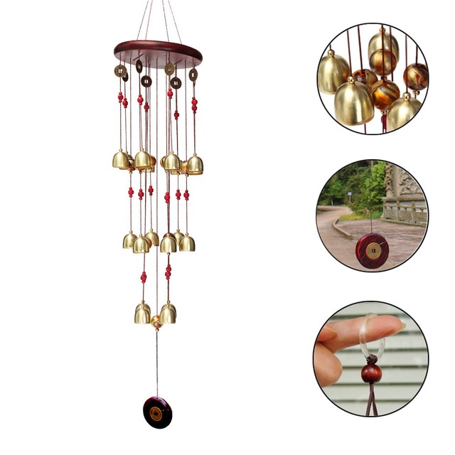 Metal Wooden Wind Chime Window Chime Garden Decor Hanging Chimes Grace Sound For Sale Online