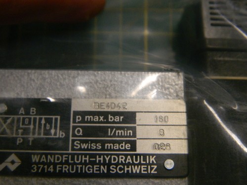Wandfluh Ventil BE4D42 Wandfluh Solenoid Valve - Picture 5 of 5