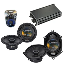 Fits Subaru XT Coupe 1985-1990 OEM Speaker Upgrade Harmony R5 R65 & CXA360.4 Amp