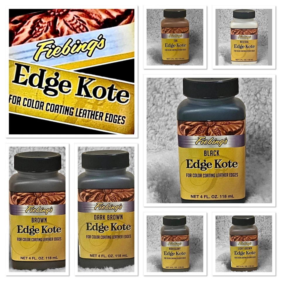 Fiebing's Water Resistant Leather Edge Kote - Color Coating 4 oz - Image 2 of 2