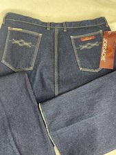 Jordache VTG 1980's High Waisted Dark Wash Jeans Cowgirl Plus Sz 23 NWT