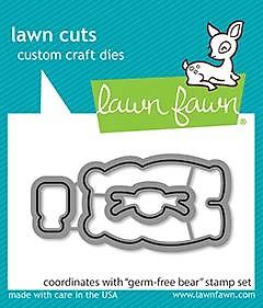 Lawn Fawn, lawn cuts/ Stanzschablone, germ-free bear