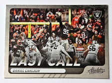 2022 Panini Absolute Last Call #LC-6 Daniel Carlson Las Vegas Raiders