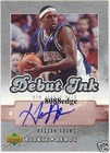2006-07 UPPER DECK ROOKIE DEBUT INK RC AUTO: HASSAN ADAMS - AUTOGRAPH NETS